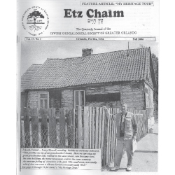 Jewish Genealogical Society of Greater Orlando Etz Chaim Vol 17 number 1